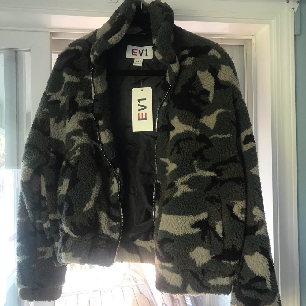 Camo Sherpa jacket